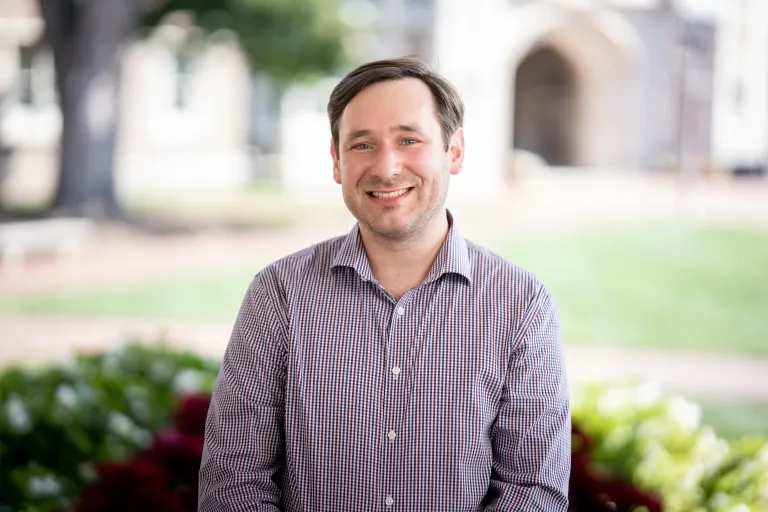 A photo of Chris Rozek taken on Danforth Campus